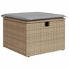 vidaXL Set Divano da Giardino 8 pcs Beige polyrattan