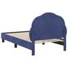 vidaXL Struttura letto bambini con testata Blu Polizia 80 x 160 cm