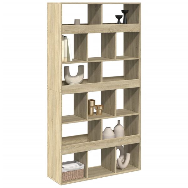 vidaXL Libreria Rovere Sonoma 100x33x187,5 cm in Truciolato