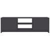 vidaXL Mobile Porta TV Grigio 120x30x37,5 cm in Legno Multistrato