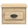 vidaXL Comodini a Parete 2 pz Rovere Sonoma 41,5x36x28 cm