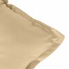 vidaXL Cuscino per Panca da Giardino Beige Mélange 120x50x7cm Tessuto