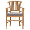 vidaXL Set da Pranzo da Giardino 5 pz con Cuscini in Legno di Teak