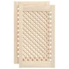 vidaXL Ante con Design a Reticolo 2 pz 39,5x69 cm in Legno di Pino