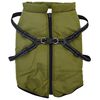 vidaXL Cappotto Cani Imbracatura Impermeabile Riflettente Verde L52