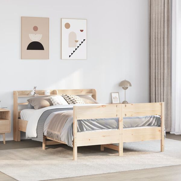 vidaXL Letto senza Materasso 120x200 cm in Legno Massello di Pino