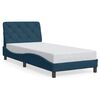 vidaXL Giroletto senza Materasso Blu 80x200 cm in Velluto