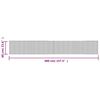 vidaXL Tappeto Rettangolare Marrone 60x400 cm in Bamb&ugrave;