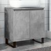 vidaXL Armadietto da Bagno Grigio Cemento 58x33x60cm in Truciolato