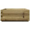 vidaXL Fioriera da Giardino 90x60x26,5 cm in Legno di Pino Impregnato