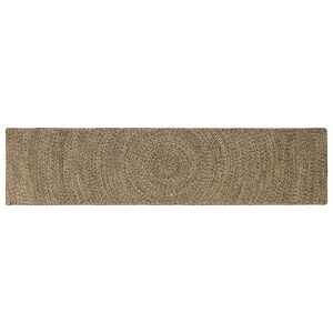 vidaXL Tappeto da Area Naturale e Nero 60 x 300 cm Juta