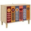 vidaXL Mobile TV ESSEN 69 x 33 x 50 cm Sonoma Legno ingegnerizzato