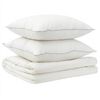 vidaXL Set di piumone e cuscini 3 pz 140x220 cm Estate 140 GSM Lana