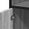 vidaXL Armadietto Bagno Grigio Sonoma 35x37,5x100 cm Legno Multistrato