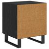 vidaXL Armadio da Notte con cassetto Rovere Nero 40 x 35 x 47,5 cm
