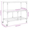 vidaXL Carrello da Cucina Rovere Sonoma 100x50x95 cm Legno Multistrato