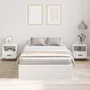 vidaXL Struttura letto con contenitore Bianco 120 x 190 cm
