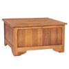 vidaXL Tavolino da Salotto Ripiano Ribaltabile 65x64x35 cm Legno Teak