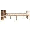 vidaXL Letto Libreria senza Materasso 120x200cm Legno Massello di Pino