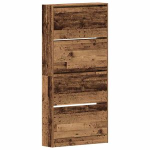 vidaXL Mobile per scarpe 80 x 21 x 163,5 cm Legno ingegnerizzato