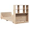vidaXL Letto Libreria senza Materasso 90x200 cm Legno Massello