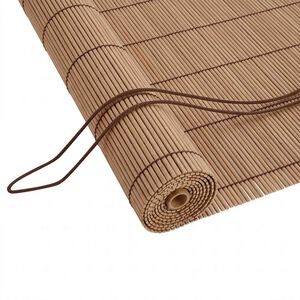 vidaXL Tenda a rullo Marrone 110 x 220 cm Bamb&ugrave;
