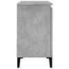 vidaXL Mobile Lavabo da Bagno Grigio Rovere 65x33x60cm in Truciolato