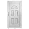vidaXL Porta Ingresso Bianca 88x208 cm in PVC