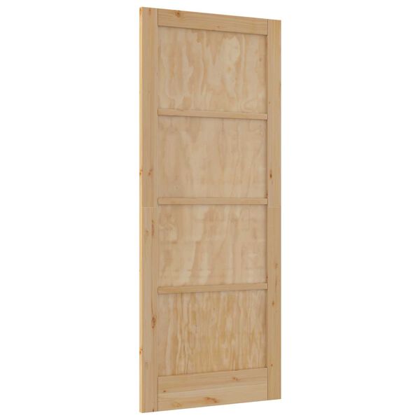vidaXL Porta Interna ORKDAL Marrone 86 x 211 cm Legno compensato