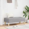 vidaXL panchina con cuscino Grigio Nuvola 113 x 57 x 39 cm Tessuto