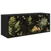 vidaXL Mobile TV da Parete RHENEN 102 x 33 x 40 cm Rovere Nero
