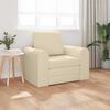 vidaXL Divano letto Crema 98 x 71 x 83 cm Tessuto
