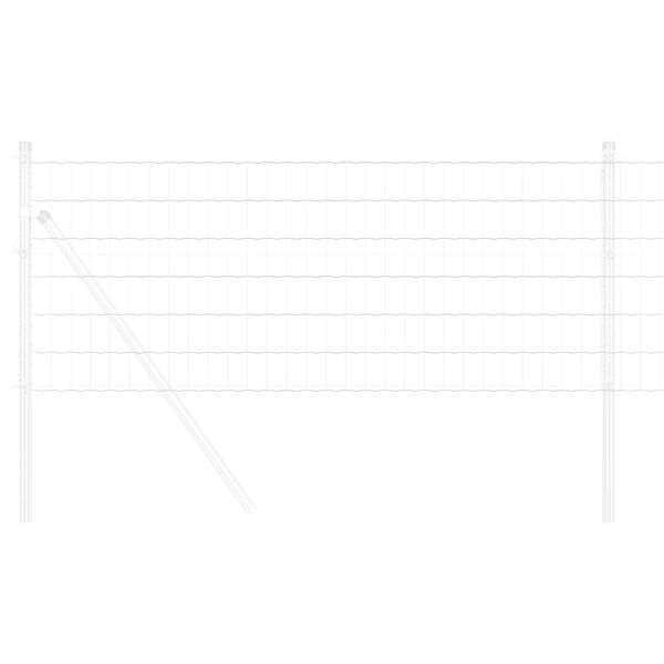 vidaXL Recinzione Euro Argento 0.4 x 25 m Acciaio zincato a caldo