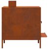vidaXL Stufa da Campeggio 35x50x60 cm in Acciaio Corten