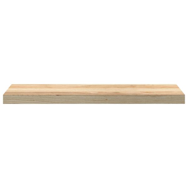 vidaXL Davanzali 2 pz Non Trattati 80x20x2 cm Legno Massello di Rovere