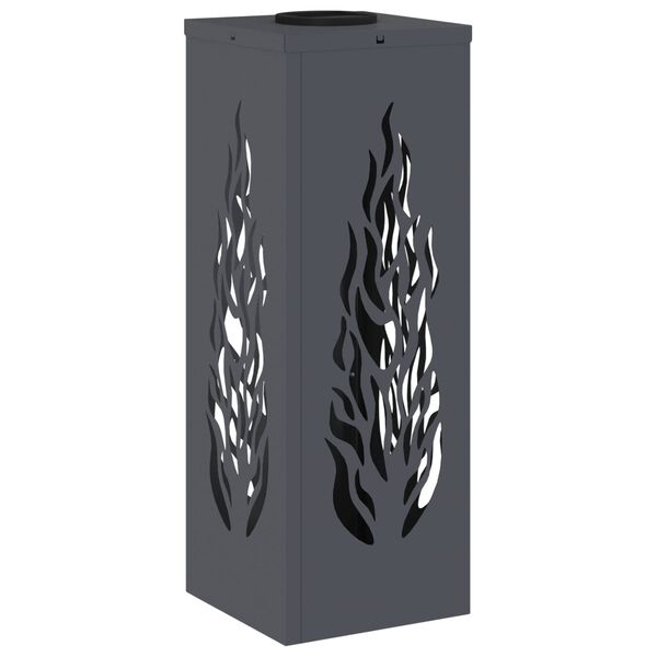 vidaXL Faro LED solare per sentieri 2 pcs Antracite