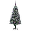 vidaXL Albero di Natale artificiale con 150 LED Verde 150 cm