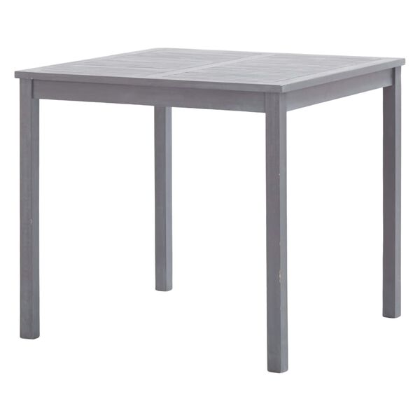 vidaXL Set da Pranzo per Giardino 5 pz Legno Massello di Acacia Grigio