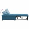vidaXL Divano letto Blu 194 x 67 x 82 cm Velluto