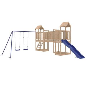 vidaXL Set da Gioco da Esterno in Legno Massello di Pino