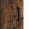 vidaXL Mobile a Parete Rovere Fumo 69,5x34x90 cm in Legno Multistrato