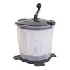 Bo-Camp Lavatrice con Centrifuga 33x33x46 cm Grigio Scuro