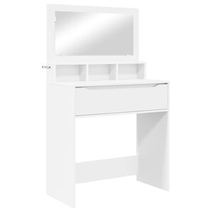 vidaXL Tavoli da Trucco per Camera da Letto Bianco 80 x 39,6 x 135 cm