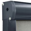 vidaXL Zanzariera Avvolgibile per Finestre Antracite 130x170 cm