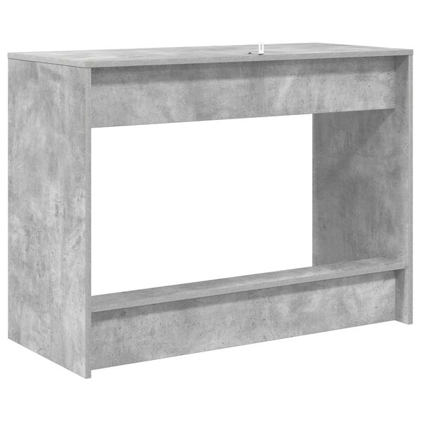 vidaXL Scrivania Letto Grigio cemento 100 x 45 x 75 cm