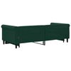 vidaXL Divano Letto con Letto Estraibile Verde Scuro 90x200cm Velluto