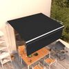 vidaXL Tenda Sole Retrattile Automatica con Parasole 4,5x3m Antracite