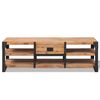 vidaXL Supporto TV in Legno Massello di Acacia 140x40x45 cm