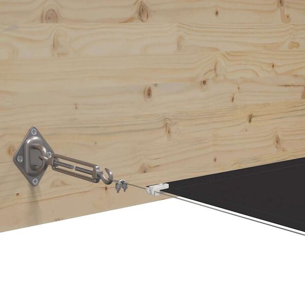 vidaXL Paravento Verticale Antracite 140x600 cm Tessuto Oxford