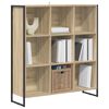 vidaXL Armadio per Libri Sonoma 99.5 x 30 x 108.5 cm Legno multistrato